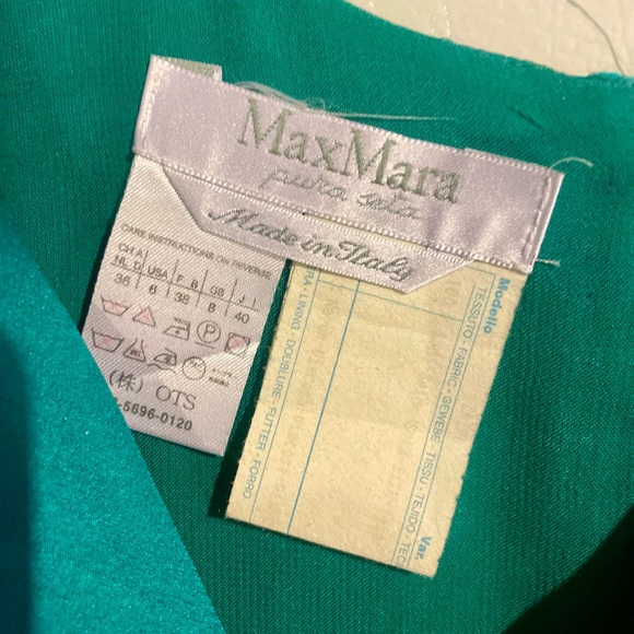 Max Mara Pura Seta Silk Wrap Dress - Picture 2 of 4